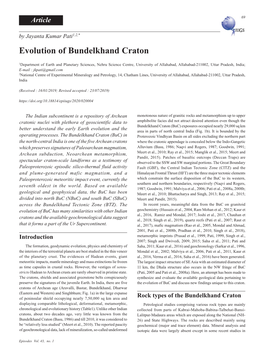 Evolution of Bundelkhand Craton