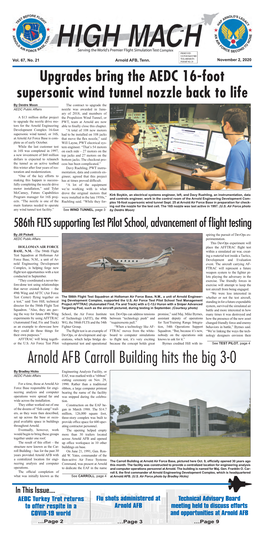 Arnold AFB Carroll Building Hits the Big 3-0