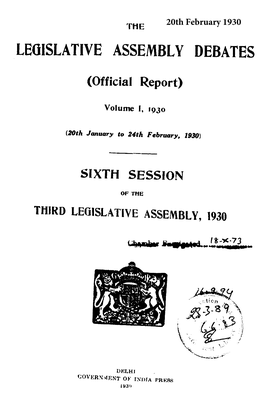 20Th February 1930