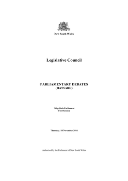 Legislative Council