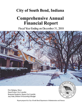 Comprehensive Annual Financial Report Fiscal Year Ending on December 31, 2018
