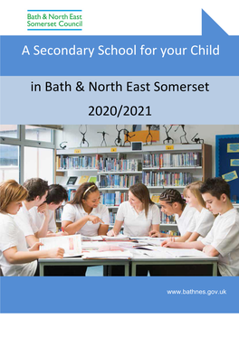 A Secondary School for Your Child