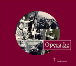 Opera.Be De Collectie Yves Becko