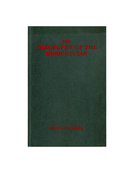 Theosophy of the Rosicrucian