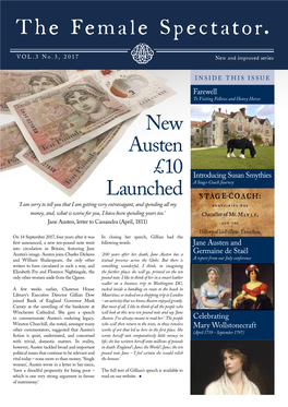 New Austen £10 Launched