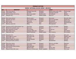 Jan 2018 Primary Section