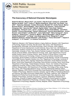 NIH Public Access Author Manuscript J Res Pers