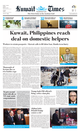 Kuwaittimes 18-3-2018.Qxp Layout 1