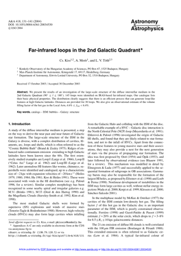 Far-Infrared Loops in the 2Nd Galactic Quadrant