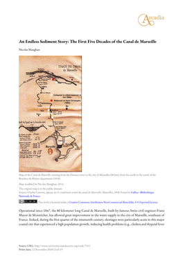 An Endless Sediment Story: the First Five Decades of the Canal De Marseille