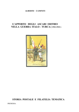 L'apporto Degli Ascari Eritrei Nella Guerra Italo – Turca