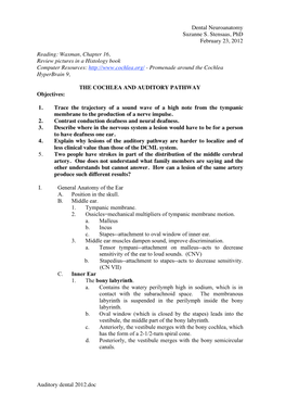 Auditory Dental 2012.Doc