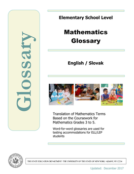 Mathematics Glossary