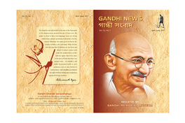Gandhi News Vol. 12 No.1