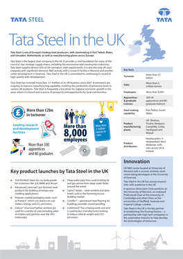 Tata Steel UK Factsheet 2020