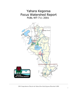 Yahara Kegonsa Focus Watershed Report PUBL-WT-711 2001