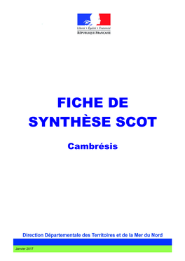 Fiche De Synthèse Scot