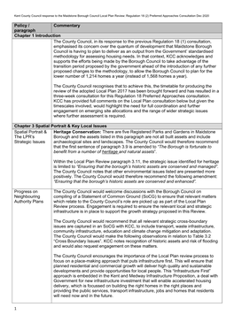 1 Policy / Paragraph Commentary