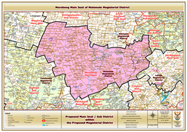 Limpopo Proposed Main Seat / Sub District