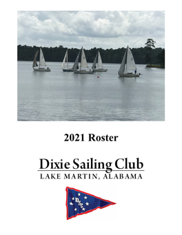 2021 Roster of the Dixie Sailing Club