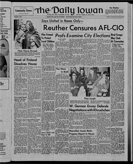 Daily Iowan (Iowa City, Iowa), 1961-11-15