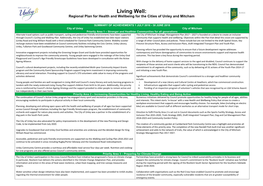 Living Well: Regional Plan for Health and Wellbeing for the Cities of Unley and Mitcham