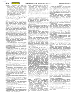 Congressional Record—Senate S470