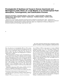 (Я-Trace) in Human Arachnoid and Meningioma Cells