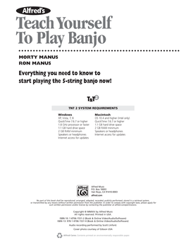 Teach Yourself to Play Banjo