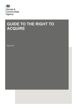 Guide to the Right to Acquire