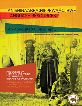 Anishinaabe/Chippewa/Ojibwe Language Resources