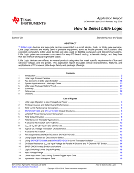 How to Select Little Logic