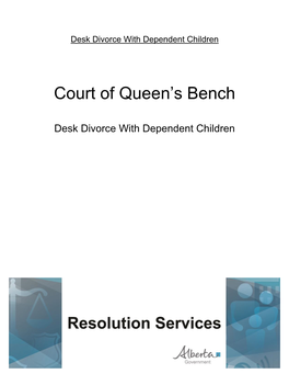 Desk Divorce with Dependent Children