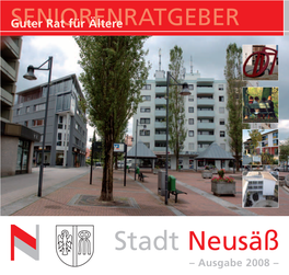 Seniorenratgeber Der Stadt Neusäß