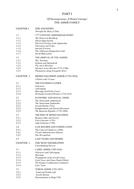 Detailed Table of Contents