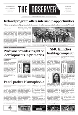 Ireland Program Offers Internship Opportunities Professor Provides