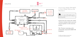 Connecting Delphi XM Skyfi to Your Vehicle with an FM Modulator