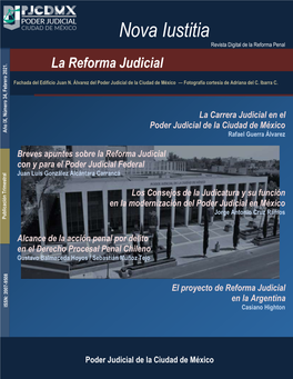 Nova Iustitia Revista Digital De La Reforma Penal