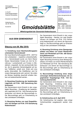 Gmoidsblättle Di-Fr