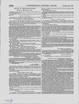 Congressional Record-House. February- 29;·