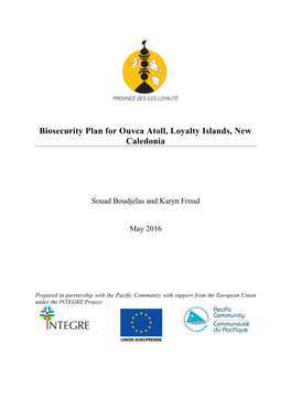Biosecurity Plan for Ouvea Atoll, Loyalty Islands, New Caledonia