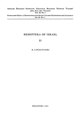 Hemiptera of Israel