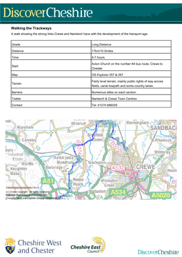 Walking the Trackways a Walk Showing the Strong Links Crewe and Nantwich Have with the Development of the Transport Age