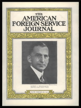 The Foreign Service Journal, February 1931