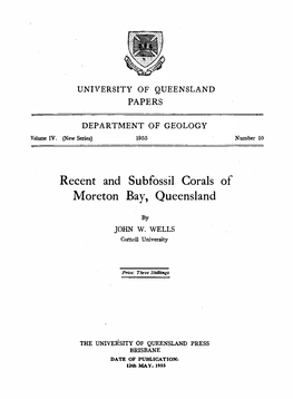 University of Queensland Department of Geology