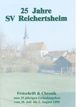 Festschrift 25-Jahre SV-Reichertsheim