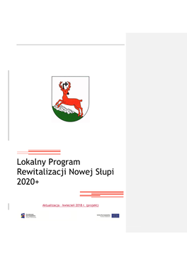 Lokalny Program Rewitalizacji Nowej Słupi 2020+