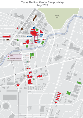 Texas Medical Center Campus Map July 2020