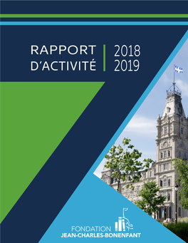 Rapport D'activité 2018-2019