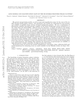 Arxiv:1405.0222V2 [Astro-Ph.CO] 22 Oct 2014